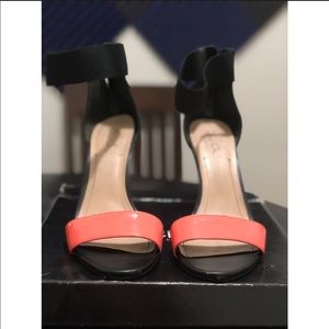 BCBG Paris Fanita Guava/Black Heels